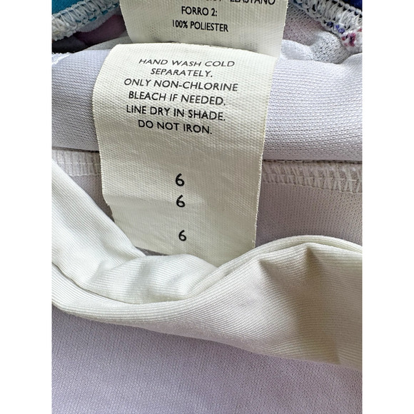 Jantzen One-Piece Swimsuit Paint Splash 6 - Picture 3 of 4